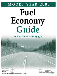 2003 Fuel Economy Guide